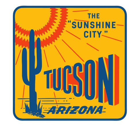 Arizona Vintage Style Sticker Decal R8669