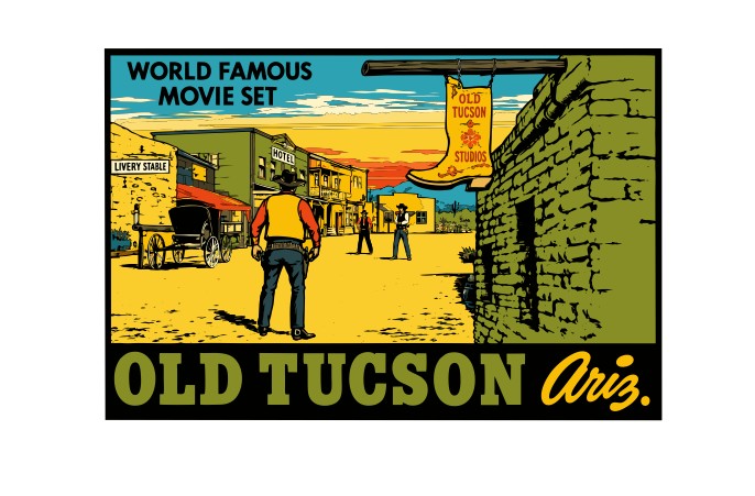 Tucson Arizona Vintage Style Sticker Decal R8949