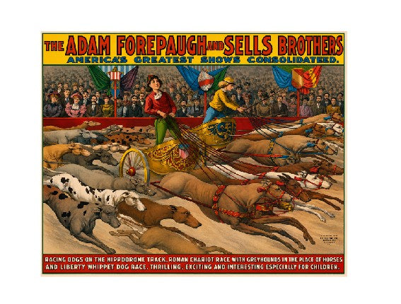 Vintage Style Metal Sign Adam Forepaugh and Sells Brothers MS321