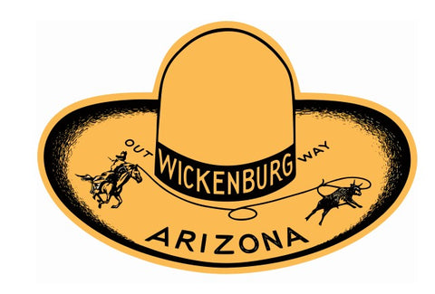 Wickenburg Arizona Vintage Style Sticker Decal R8839