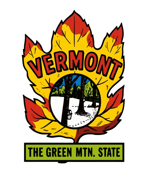 Vermont Vintage Style Sticker Decal R8889