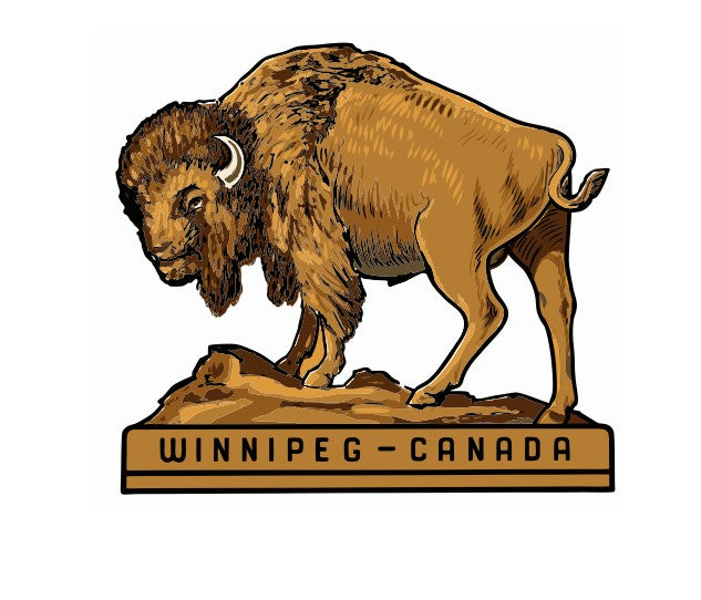 Winnipeg Canada Vintage Style Sticker Decal R8838