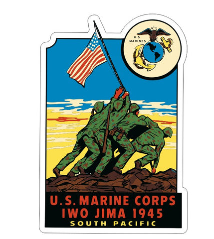 US Marine Corps Vintage Style Sticker Decal R8691