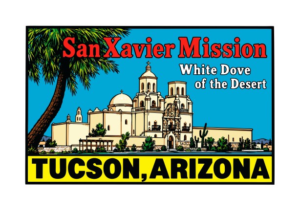 Tucson Arizona Vintage Style Sticker Decal R8948