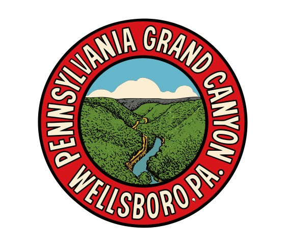 Pennsylvania Grand Canyon Vintage Style Sticker Decal R8848
