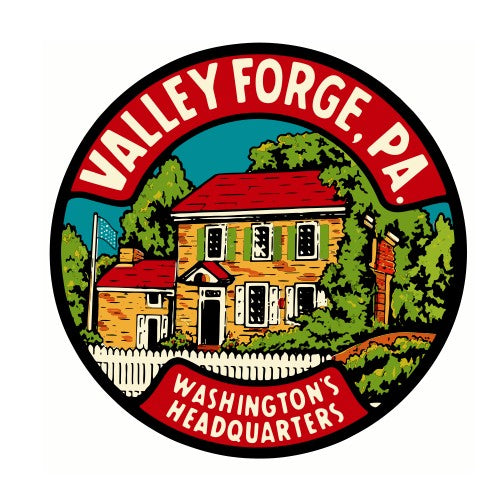 Valley Forge Vintage Style Sticker Decal R8910
