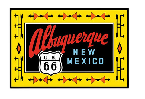 New Mexico Vintage Style Sticker Decal R8674