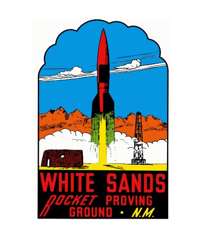 White Sands New Mexico Vintage Style Sticker Decal R8844
