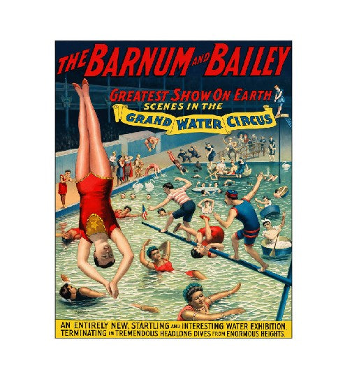 Vintage Style Metal Sign Barnum And Bailey MS320