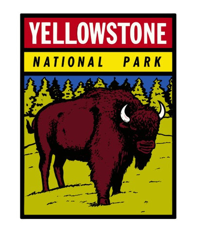 Yellowstone Vintage Style Sticker Decal R8789
