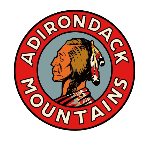 Adirondack Mountains Vintage Style Sticker Decal R8702