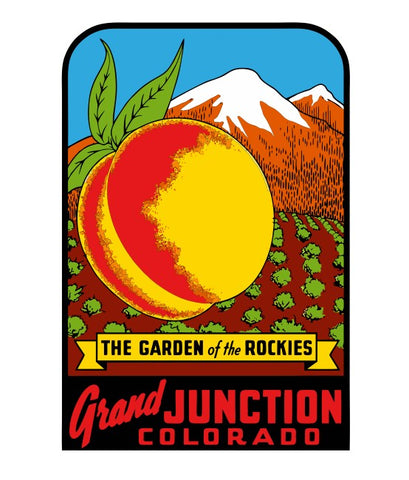 Grand Junction Colorado Vintage Style Sticker Decal R8704