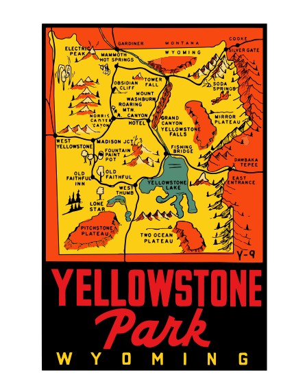 Wyoming Vintage Style Sticker Decal R8791