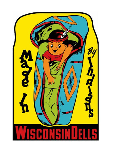 Wisconsin Dells Vintage Style Sticker Decal R8819