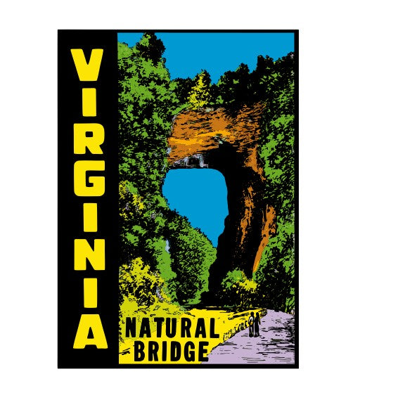 Virginia Vintage Style Sticker Decal R8877