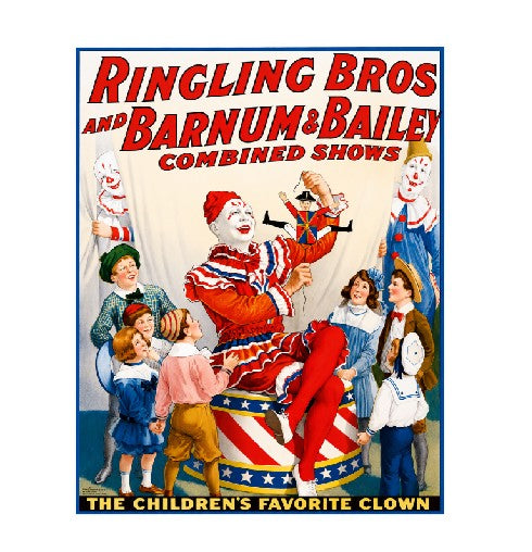 Vintage Style Metal Sign Ringling Bros MS319