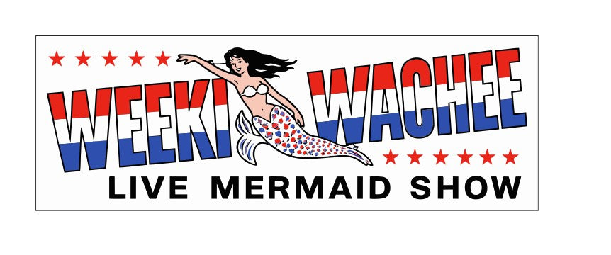 Weeki Wachee Vintage Style Sticker Decal R8872