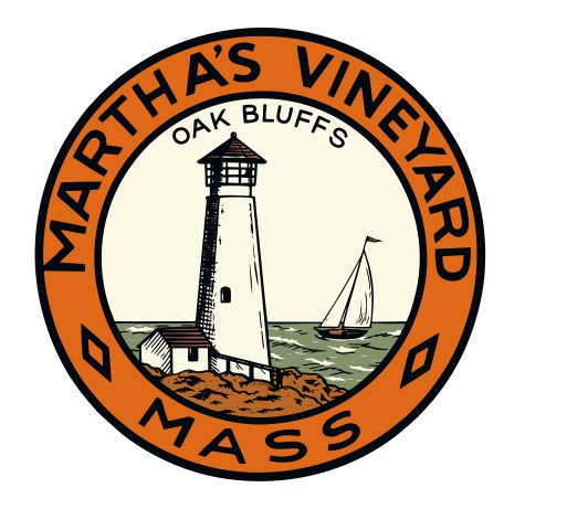 Martha's Vineyard Vintage Style Sticker Decal R8771