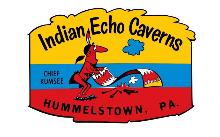 Pennsylvania Caverns Vintage Style Sticker Decal R8645