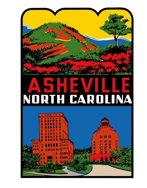 North Carolina Vintage Style Sticker Decal R8686