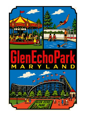 Maryland Vintage Style Sticker Decal R8690
