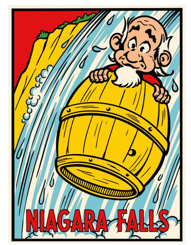 Niagara Falls Vintage Style Sticker Decal R8500