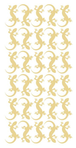 Lizard Stickers Sticker 1-1/4" DC35-023 Beige Tan Ivory