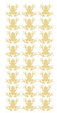 Frog Stickers Sticker Vinyl 1.20" DC34-023 Ivory