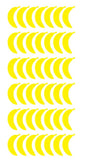 Banana Stickers Sticker 1-1/4" DC36-025 Light Yellow