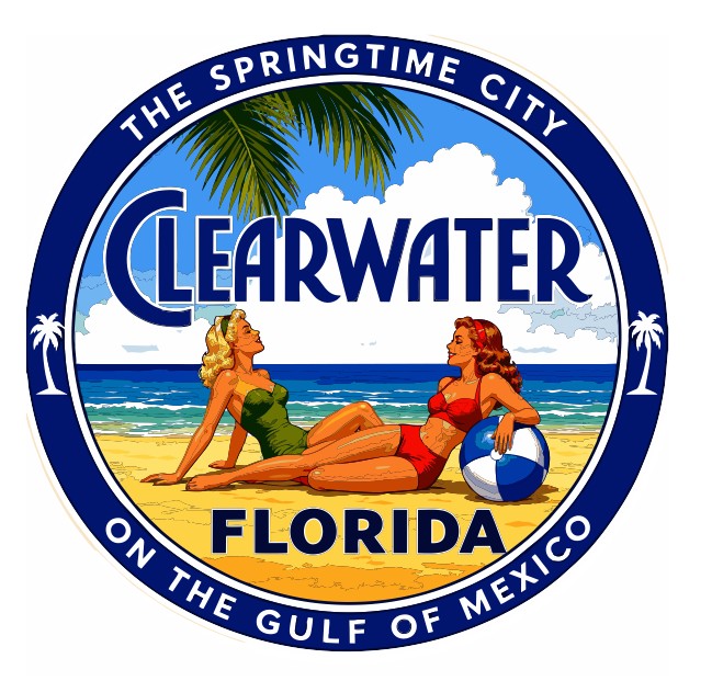 Clear Water Florida Vintage Style Sticker Decal R8528