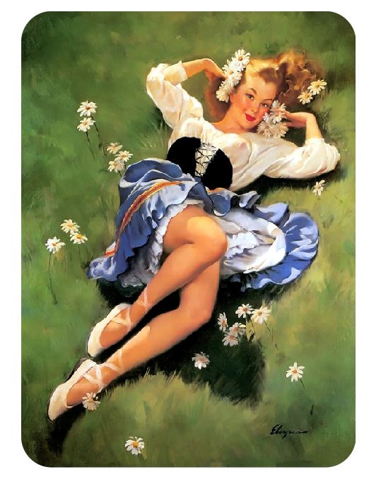 Pinup Girl Sticker Decal pin up pin-up P175