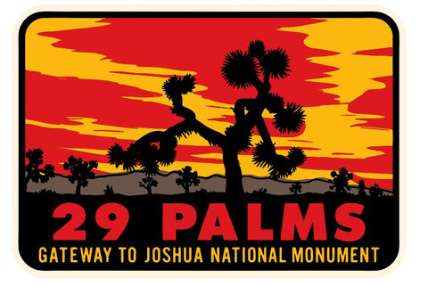 Joshua Nat'l Monument Vintage Style Sticker Decal R8559