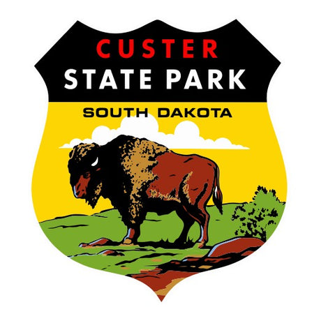 South Dakota Vintage Style Sticker Decal R8550