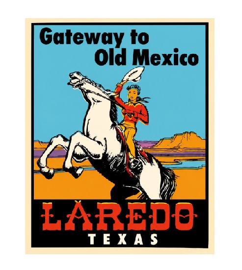 Texas Vintage Style Sticker Decal R8521