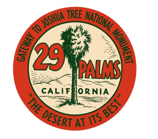 29 Palms California Vintage Style Sticker Decal R8566