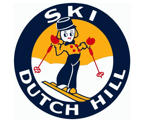 Dutch Hill Ski Vintage Style Sticker Decal R8574