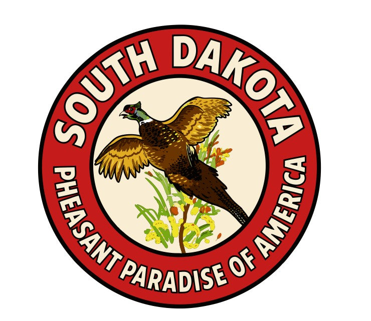 South Dakota Vintage Style Sticker Decal R8604