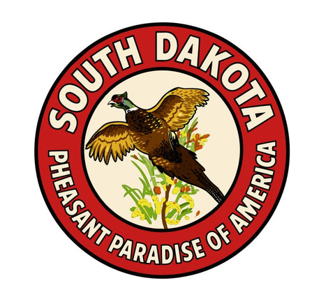 South Dakota Vintage Style Sticker Decal R8604
