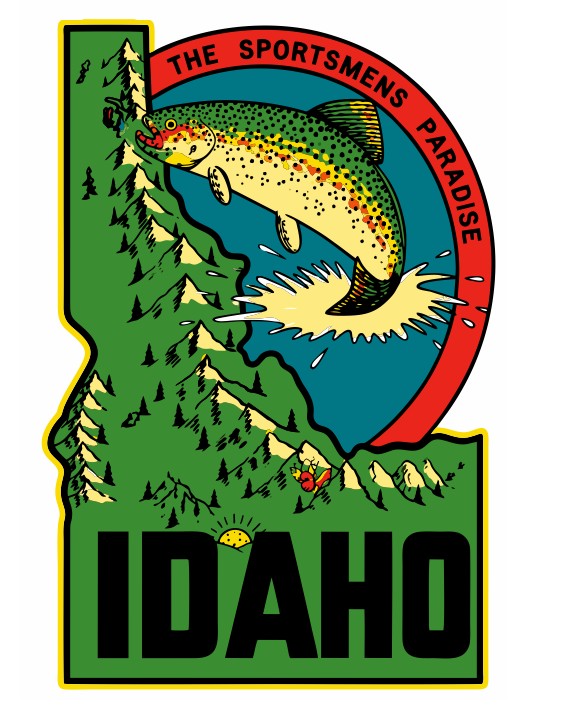 Idaho Vintage Style Sticker Decal R8507