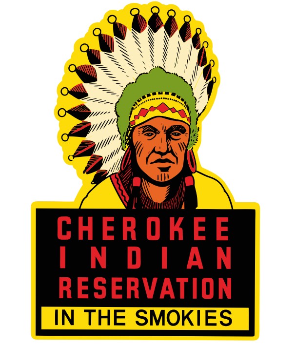 The Smokies Vintage Style Sticker Decal R8532