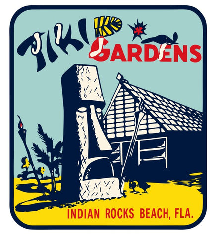 Indian Rocks Beach Florida Vintage Style Sticker Decal R8512