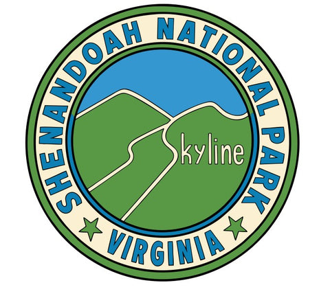 Shenandoah Ntl Park Virginia Vintage Style Sticker Decal R8633