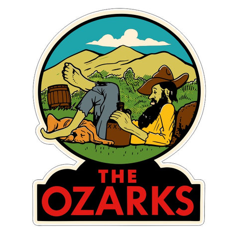 The Ozarks Vintage Style Sticker Decal R8526