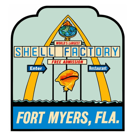 Fort Myers Florida Vintage Style Sticker Decal R8552