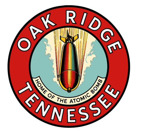 Oak Ridge Tennessee Vintage Style Sticker Decal R8610