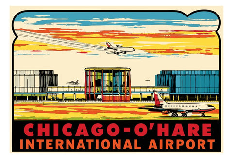 Chicago Vintage Style Sticker Decal R8589