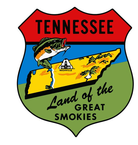 Tennessee Vintage Style Sticker Decal R8625