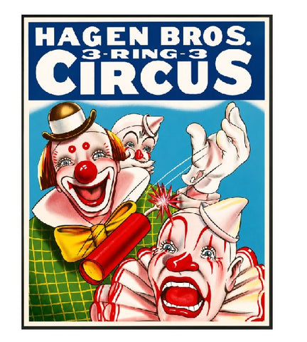 Circus Vintage Style Sticker Decal R8522