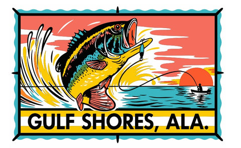 Alabama Vintage Style Sticker Decal R8511