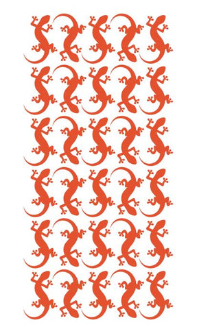 Lizard Stickers Sticker 1-1/4" DC35-035 Orange